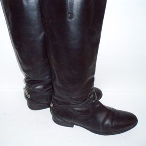 Frye Black Leather Riding Boots- Sz. 8 M